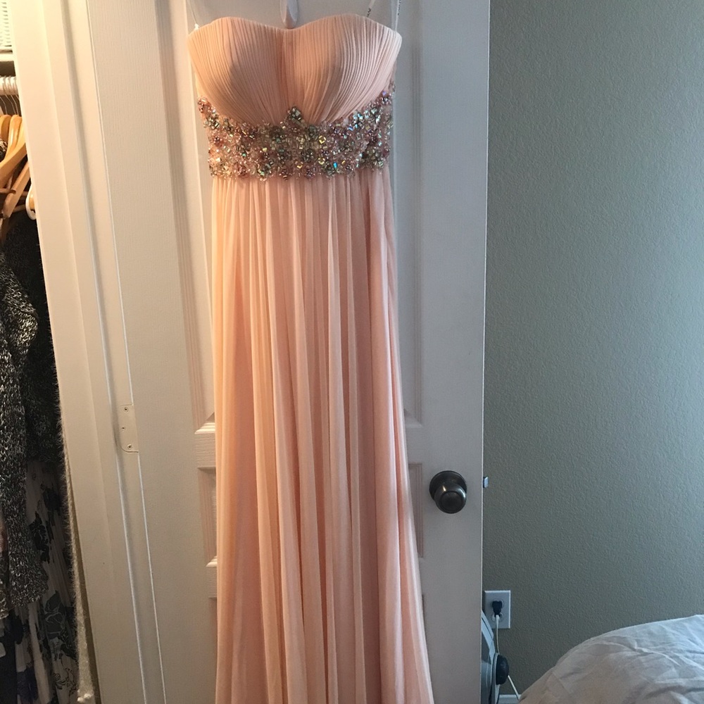 Strapless Cache dress